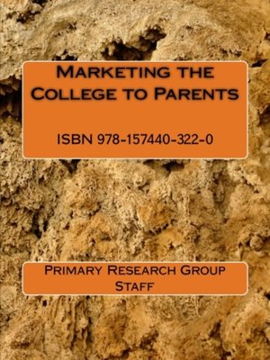 cover image of Marketing the College to Parents